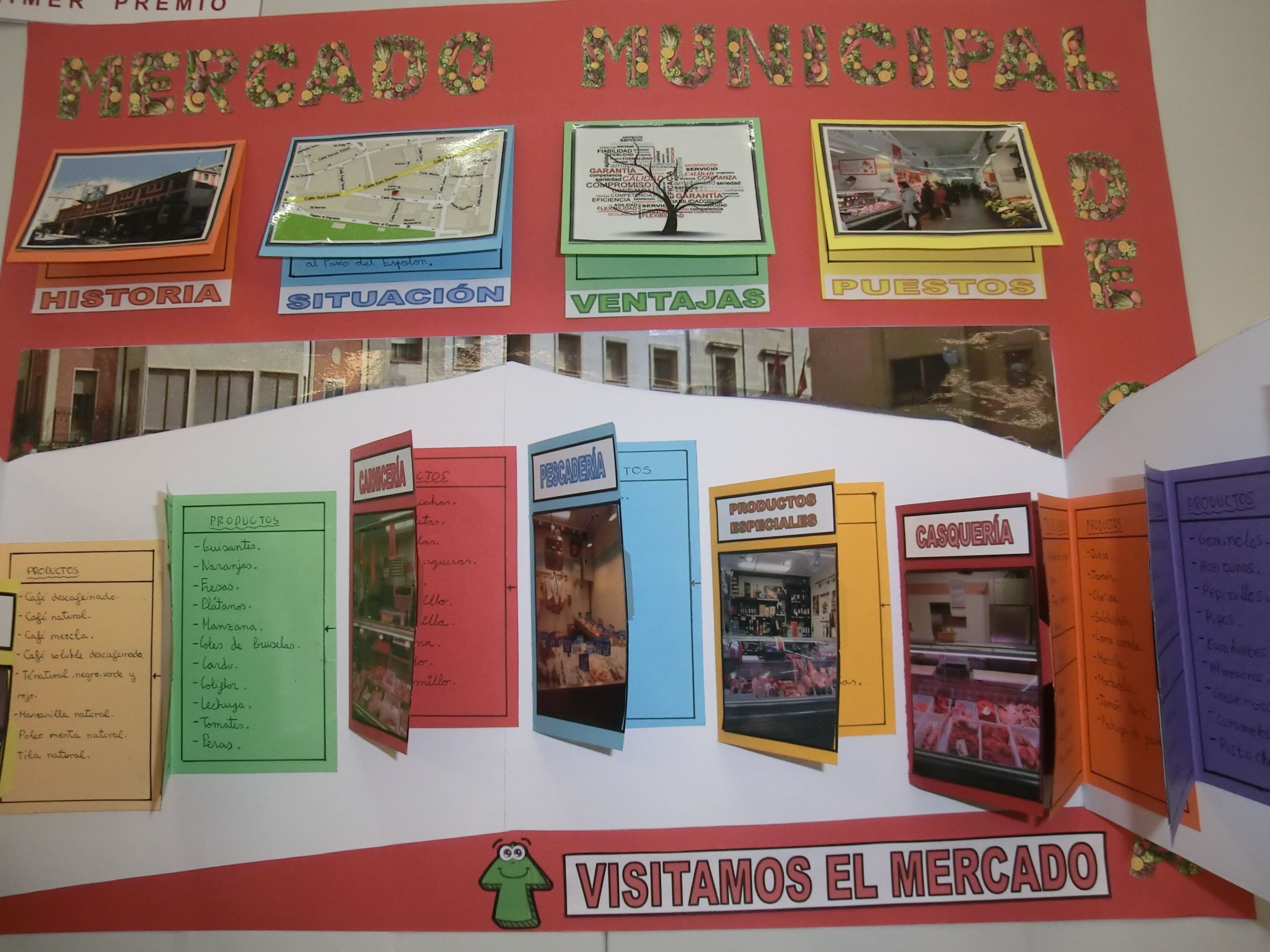 Numancia, Pedrizas e Infantes de Lara ganan los tres premios del concurso de murales del Pequemercado
